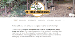 Desktop Screenshot of getyourgoatrentals.com